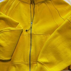Lululemon Yellow Scuba Full Zip Hoodie